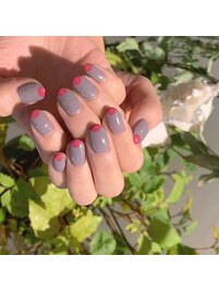 シンプルネイル。