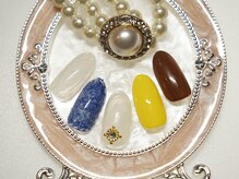 アムルーズ(Amoureuse)/ワンポイントデニム風ネイル♪