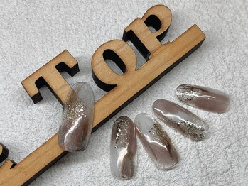 サロン ザ トップ(Salon the Top)/春色ブラウン×ミラー