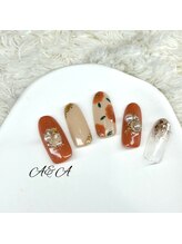 エーアンドエー 蕨店(A&A)/和柄成人式ネイル