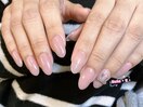 長さだし純欲風ネイル