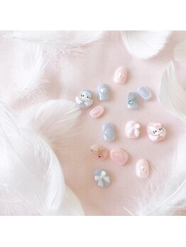 ネイルアトリエ いちごパフェ/キルトキティネイル