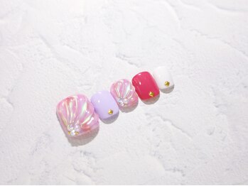 フォルチェ ゆめタウン東広島店(Folche)/人魚のうろこネイル