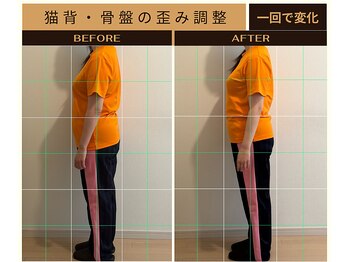 ボディメンテナンス整体サロン フジ(FUJI)/一回で！即効性のある姿勢改善！