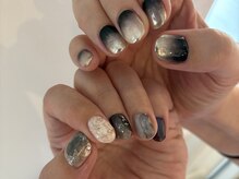 カフ ネイル(caph nail)の雰囲気（ニュアンス/鉱物/インク/凸凹）