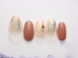 秋色ニュアンスネイル初回￥6500