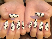 レミア 関内(REMIA)/10月　アニマル柄ネイル