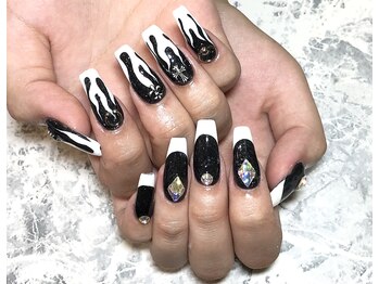 レシャン クラベル(Leschon clavel)/炎ネイル