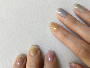 アメリアンドカシェット(Amelie&Cachette)/カラフルクリアフレンチ：maika