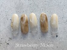 サロンストロベリームーン(Salon Strawberry Moon)/ニュアンスネイル　￥6980