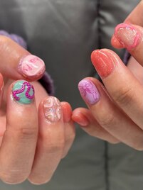 個性派ネイル