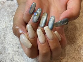アシメマグネットネイル