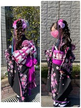 ジェイパラダイス(J-Paradise)/着付け　ヘアセット　七五三