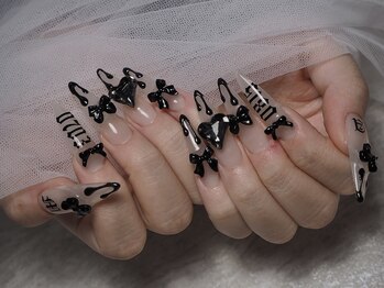 ネイルアトリエ コン(nail atelier kon.)の写真/1本から長さ出し可能◎爪が短くてもスラっとした理想の指先に仕上げます