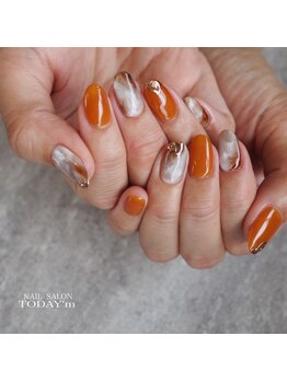 トゥデイム(TODAY'm)/秋ネイル