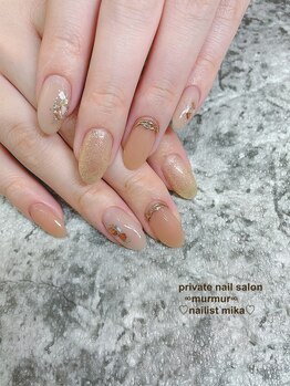 プライベート ネイルサロン マーマ(murmur)/きれいめニュアンス