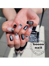 ブーネイル(boooo nail)/ミラーネイル