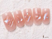 アイネイルズ 横浜WEST店(I-nails)/オーロラパーツ11500円