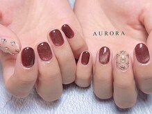 アウロラ 代々木上原(AURORA)/ビジューネイル マグネット 冬