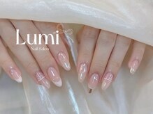 ルミネイル 大宮東口店(Lumi Nail)/リボン　ミラー　ドット