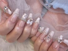 キレイエ ネイルズ(KIREIE NAILS)/チェック ガーリー ホワイト 