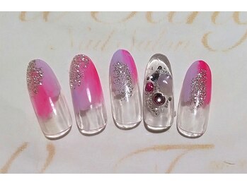 ウータン(Wu-Tang)/塗りかけネイル♪¥8800