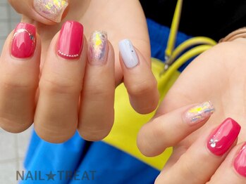 ネイルトリート 茨木駅前店(NAIL TREAT)/オーロラネイル