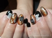 ネイルアンドリラクゼーション マーブル(MARBLE)/鼈甲持ち込みネイル¥7,700