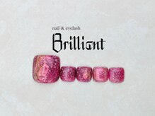 ネイルアンドまつげエクステのお店 ブリリアント 草加(Brilliant)/Foot 　定額9900円コース
