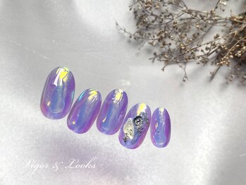 ヴィガー アンド ルックス 白金 目黒(Vigor&Looks)/オーロラ　パープル　透け感