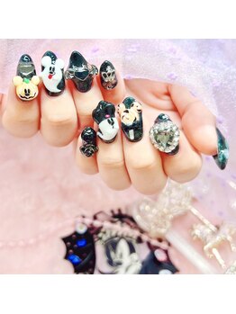ファラウェイネイル(Faraway nail)/ハロウィン3Dネイル☆
