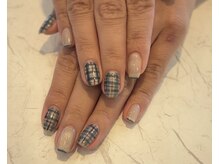 フェアリーファクトリー(Fairy factory)/チェックネイル