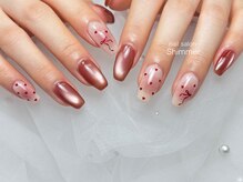 シマー(Shimmer)/バレンタインネイル