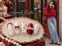 アグニークリッシェ(Agunik Riche)の雰囲気（可愛いめ赤色ネイル♪♪渋谷ネイル）