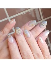 トップノッチネイルズ(TOP NOTCH NAILS)/スノードームネイル 