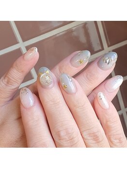トップノッチネイルズ(TOP NOTCH NAILS)/スノードームネイル 