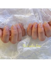 フィオーレ(fiore)/水彩アート ふんわり桜 春ネイル