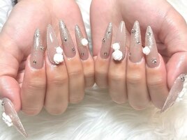 長さだし　ワンホンネイル