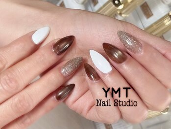 YMT Nail Studioの写真/【日本橋駅/谷町九丁目駅】スピーディーなのに高技術×丁寧な施術で仕上がり満足度◎オフ込ワンカラー90分*