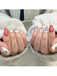 麻雀ネイル♪