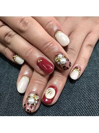 レオパード&イニシャル