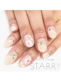 春　桜　ななめフレンチ　花