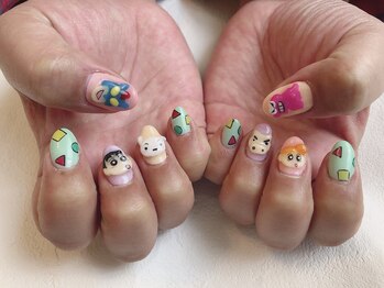 ネイルサロン ブリリアント(Nail Salon Brilliant)/アート4＋キャラネイル6