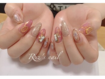 ラズネイル(RUZ'S NAIL)/【秋本】 春夏ネイルピンク