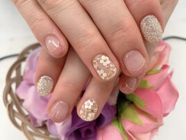 [中村]フラワーホロネイル
