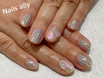 ネイルズアリー 立川店(Nails ally)/ユニコーン×シャリシャリネイル