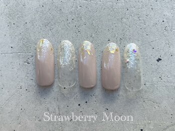 サロンストロベリームーン(Salon Strawberry Moon)/ピンクネイル　￥6980