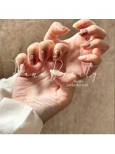 ハナビューティ アシヤ(Hana Beauty Ashiya)/秋色♪ニュアンスチェック