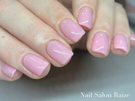 ワンカラーネイル/ピンクネイル