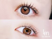 【まつげパーマ・マツエク・眉毛専門店/一宮】Lu more ルモワ 一宮店/LED×セーブルエクステ80本